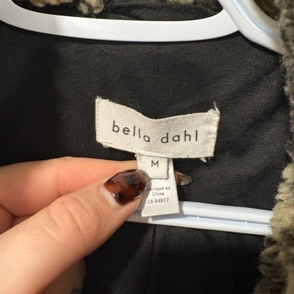 Bella Dahl Puffy Teddy Jacket - Camo - Picture 9 of 11